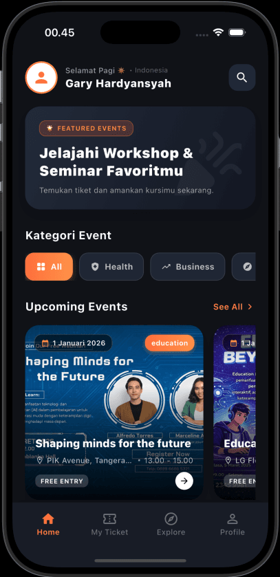 EventKu (Event Booking App)